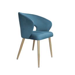 Krzesło welurowe AURA  Nowoczesne krzesło do salonu, jadalni i kuchni