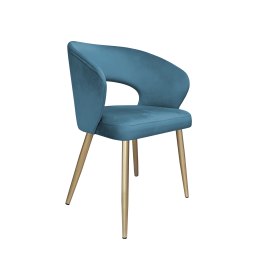 Krzesło welurowe AURA  Nowoczesne krzesło do salonu, jadalni i kuchni