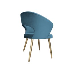 Krzesło welurowe AURA  Nowoczesne krzesło do salonu, jadalni i kuchni