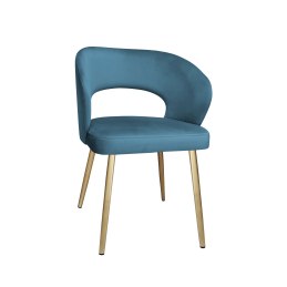 Krzesło welurowe AURA  Nowoczesne krzesło do salonu, jadalni i kuchni