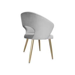 Krzesło tapicerowane AURA nogi złote MG39 do jadalni salonu