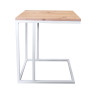 Stolik pomocniczy C boczny podstawa metalowa Loft