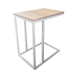 Stolik pomocniczy C boczny podstawa metalowa Loft