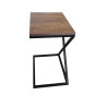 Stolik pomocniczy X boczny podstawa metalowa Loft