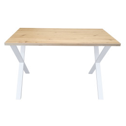 Stół 70/120/28 Loft X podstawa metalowa do salonu kuchni