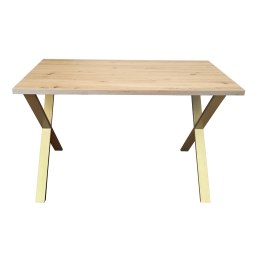 Stół 70/120/28 Loft X podstawa metalowa do salonu kuchni