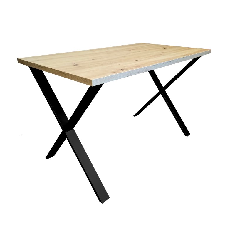 Stół 70/120/28 Loft X podstawa metalowa do salonu kuchni