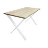 Stół Loft X 70x120 cm - metalowa podstawa, blat 28 mm