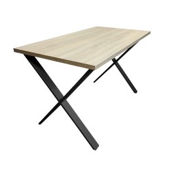 Stół 70/120/28 Loft X podstawa metalowa do salonu kuchni