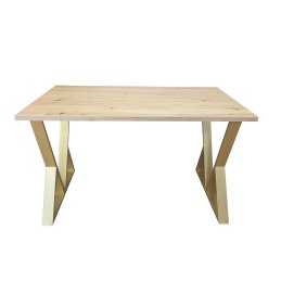 Stół 70/120/28 Loft V podstawa metalowa do salonu kuchni