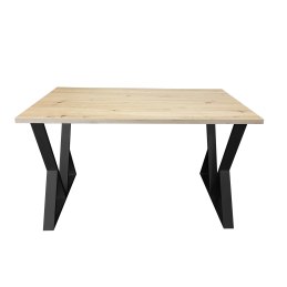 Stół 70/120/28 Loft V podstawa metalowa do salonu kuchni