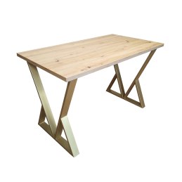 Stół 70/120/28 Loft V podstawa metalowa do salonu kuchni