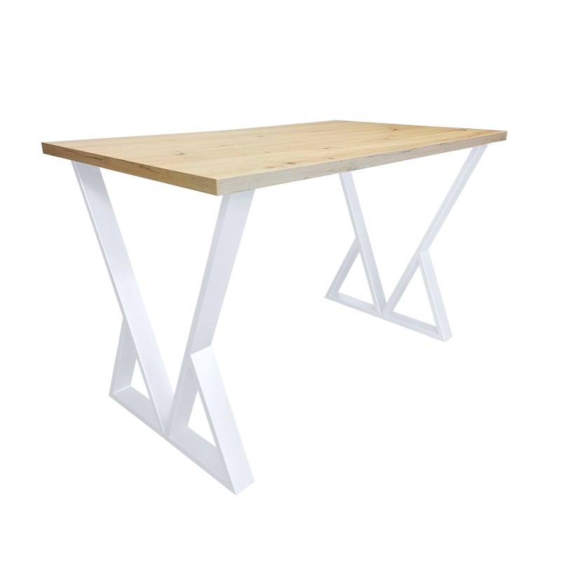 Stół 70/120/28 Loft V podstawa metalowa do salonu kuchni