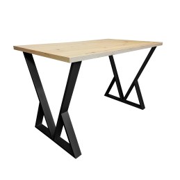 Stół 70/120/28 Loft V podstawa metalowa do salonu kuchni