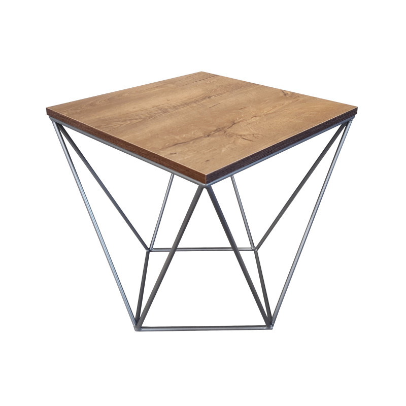 Stolik kawowy druciany loft – industrialny design