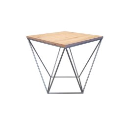 Stolik druciany kawowy Loft podstawa metalowa