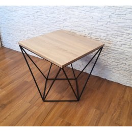 Stolik kawowy druciany loft – industrialny design