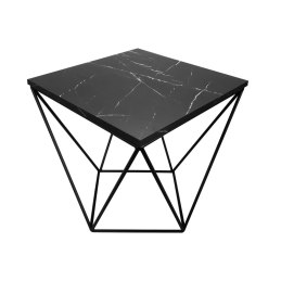 Stolik druciany kawowy Loft podstawa metalowa