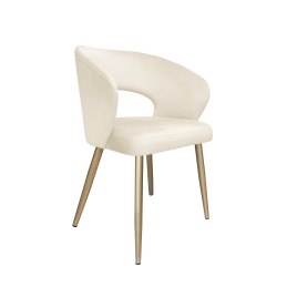 Krzesło welurowe AURA  Nowoczesne krzesło do salonu, jadalni i kuchni