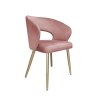 Krzesło welurowe AURA  Nowoczesne krzesło do salonu, jadalni i kuchni