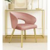 Krzesło welurowe AURA  Nowoczesne krzesło do salonu, jadalni i kuchni