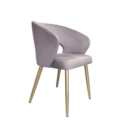 Krzesło welurowe AURA  Nowoczesne krzesło do salonu, jadalni i kuchni