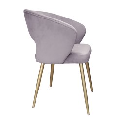 Krzesło welurowe AURA  Nowoczesne krzesło do salonu, jadalni i kuchni