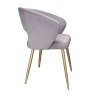 Krzesło welurowe AURA  Nowoczesne krzesło do salonu, jadalni i kuchni