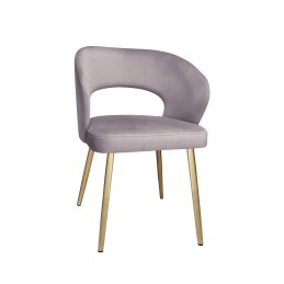 Krzesło welurowe AURA  Nowoczesne krzesło do salonu, jadalni i kuchni