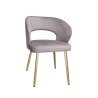 Krzesło welurowe AURA  Nowoczesne krzesło do salonu, jadalni i kuchni