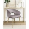 Krzesło welurowe AURA  Nowoczesne krzesło do salonu, jadalni i kuchni