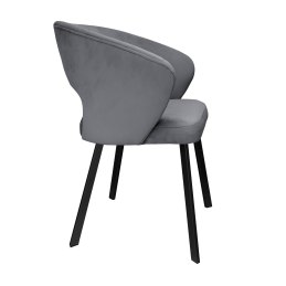 Krzesło welurowe AURA  Nowoczesne krzesło do salonu, jadalni i kuchni