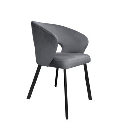 Krzesło welurowe AURA  Nowoczesne krzesło do salonu, jadalni i kuchni