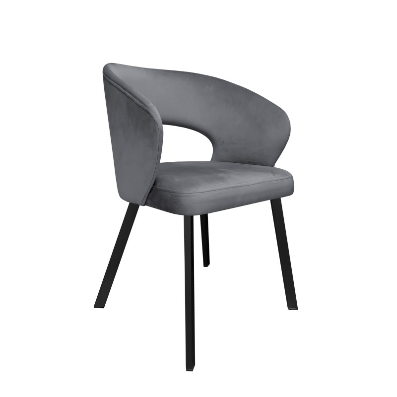 Krzesło welurowe AURA  Nowoczesne krzesło do salonu, jadalni i kuchni