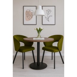 Krzesło welurowe AURA  Nowoczesne krzesło do salonu, jadalni i kuchni