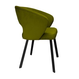 Krzesło welurowe AURA  Nowoczesne krzesło do salonu, jadalni i kuchni