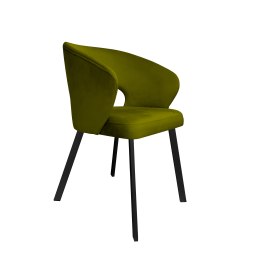 Krzesło welurowe AURA  Nowoczesne krzesło do salonu, jadalni i kuchni