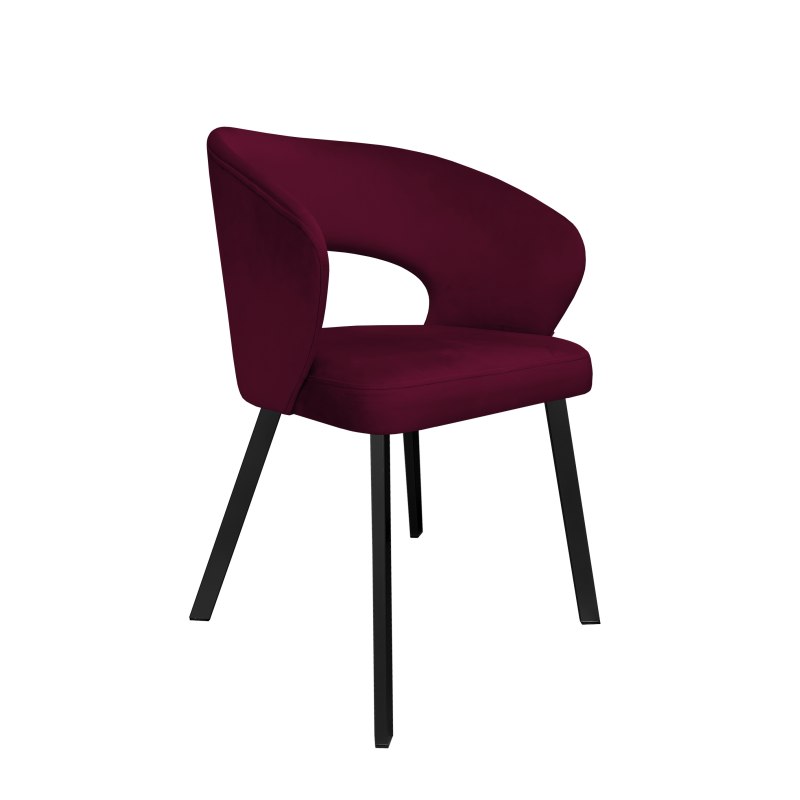 Krzesło welurowe AURA  Nowoczesne krzesło do salonu, jadalni i kuchni