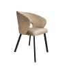 Krzesło welurowe AURA  Nowoczesne krzesło do salonu, jadalni i kuchni