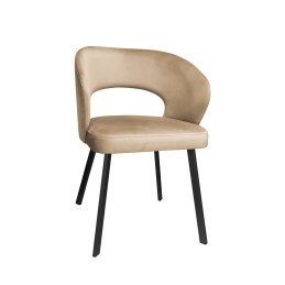 Krzesło welurowe AURA  Nowoczesne krzesło do salonu, jadalni i kuchni