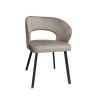 Krzesło welurowe AURA  Nowoczesne krzesło do salonu, jadalni i kuchni