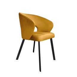 Krzesło welurowe AURA  Nowoczesne krzesło do salonu, jadalni i kuchni