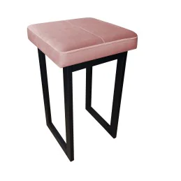 Taboret SOLID stołek loft 60cm róż indyjski