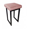 Taboret SOLID stołek loft 60cm róż indyjski