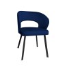 Krzesło welurowe AURA  Nowoczesne krzesło do salonu, jadalni i kuchni