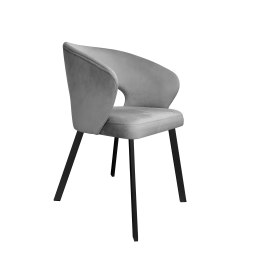 Krzesło welurowe AURA  Nowoczesne krzesło do salonu, jadalni i kuchni