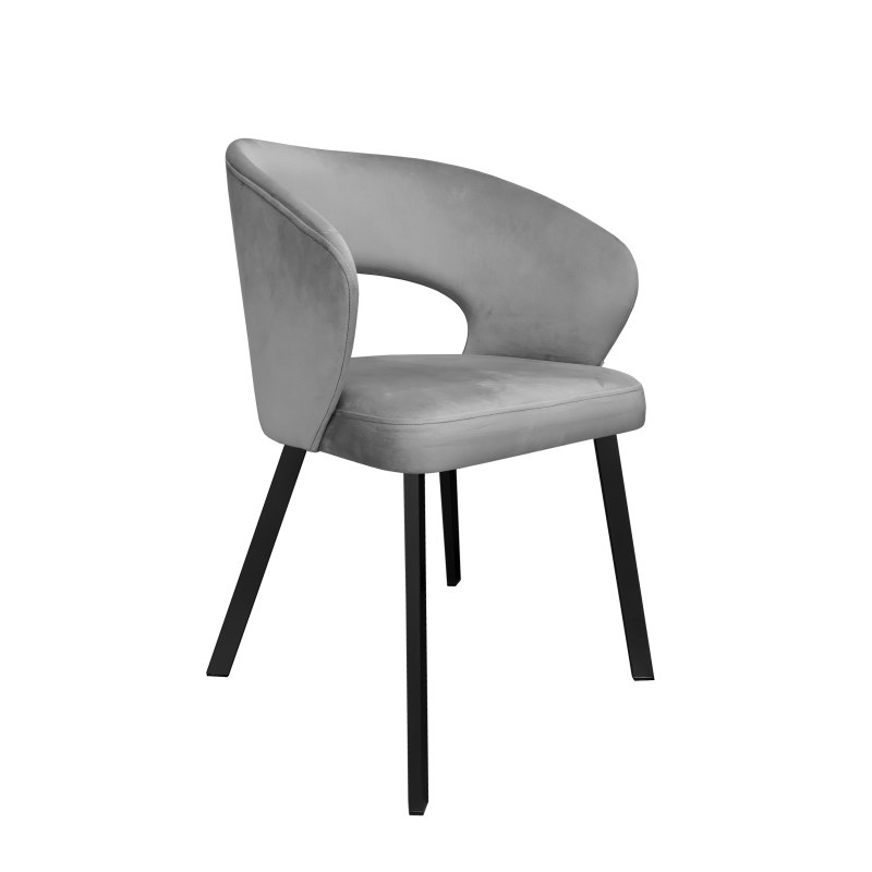 Krzesło welurowe AURA  Nowoczesne krzesło do salonu, jadalni i kuchni