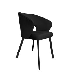 Krzesło welurowe AURA  Nowoczesne krzesło do salonu, jadalni i kuchni