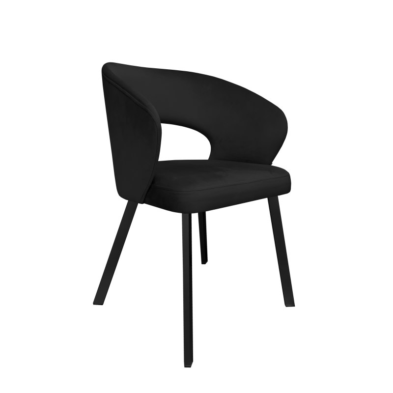 Krzesło welurowe AURA  Nowoczesne krzesło do salonu, jadalni i kuchni