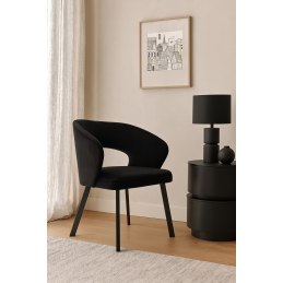 Krzesło welurowe AURA  Nowoczesne krzesło do salonu, jadalni i kuchni